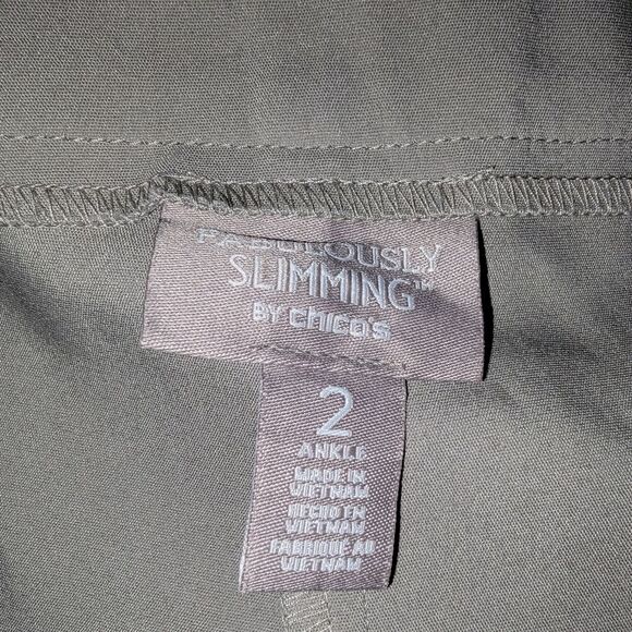 Chico's Fabulously Slimming Ankle Pants Size 2 (Large 12) - Picture 5 of 6